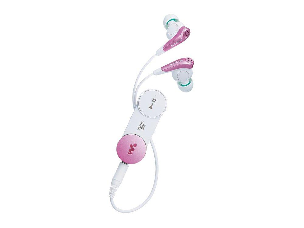 Sony Wireless Earphones Bluetooth Light Pink Noise-Canceling MDR-NWBT20N Compatible, (MDR-NWBT20N PI)