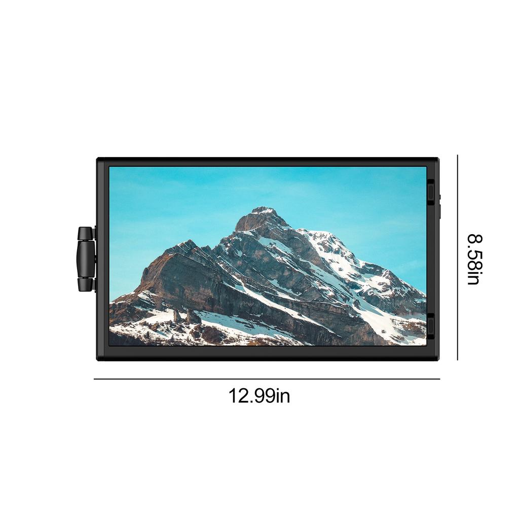 14.1/13.3Inch Rotatable Extender Dual Screen Type-C/HDMI Foldable Gaming Monitor Panel for Meeting Teaching Demonstration