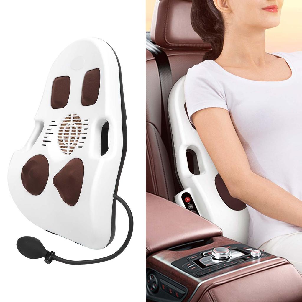 Body Massage Cushion Home Electric Kneading Heating Vibrating Massage Cushion 100‑240V