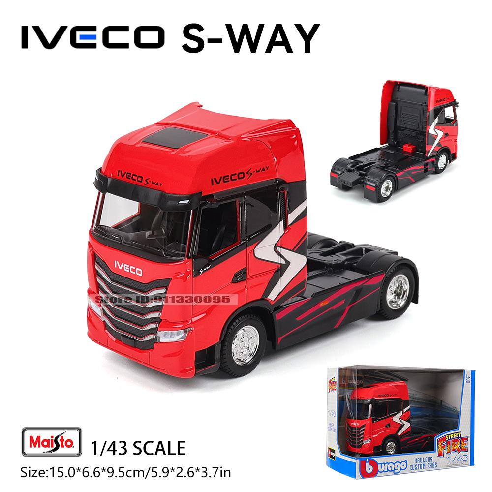 Bburago 1:43 Transport vehicle front end Volvo FH16Globetrotter 750XXL model simulation car model alloy car toy male collection