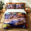 Genshin Impact (19) 3pc Set Suitable for Master Bedrooms Soft and Comfortable an Ideal Gift for Family and Friends Includes One Duvet Cover and Two Pi