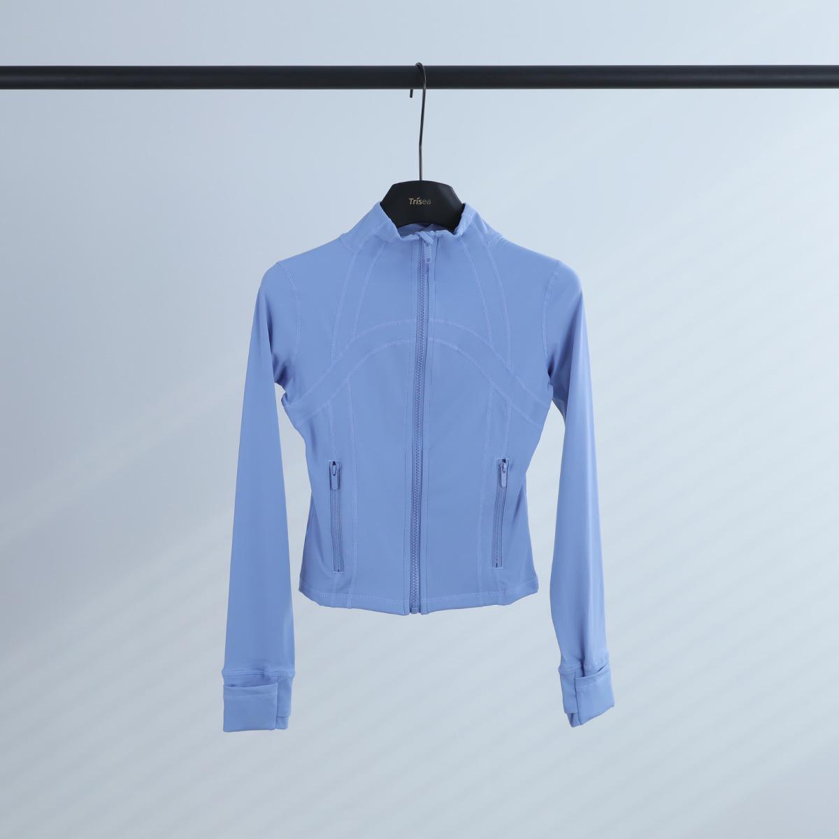 

Women s Slim Fit Yoga Running Jacket with Stand-Up Collar - Lulu Original Tag Size 2