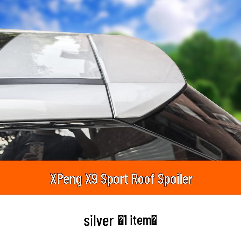 XPeng X9 Rear Spoiler Sport Upgrade - No-Drill Installation