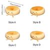 Cute PP Cotton Bread Seat Cushion Round Soft Doughnut Office Sitting Mat Beathable Thickened Floor Cushion Tatami