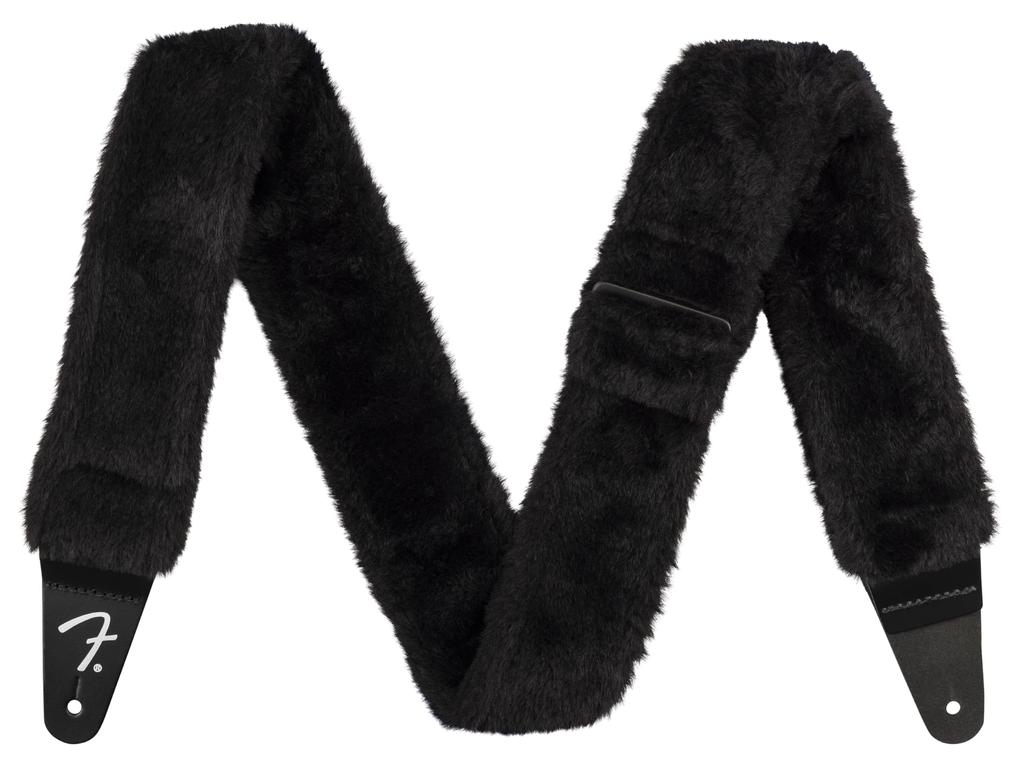 Plush Strap Black Fender Fender/Poodle [Guitar Strap]