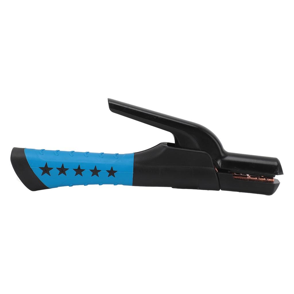 Welding Electrode Holder 500A Euro Style Heavy Duty Electrode Clamp for 6.3‑10.0mm Diameter Electrodes