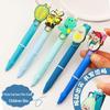Cute Cartoon 0.38mm Ballpoint Pen with Replaceable Ink for Primary Students