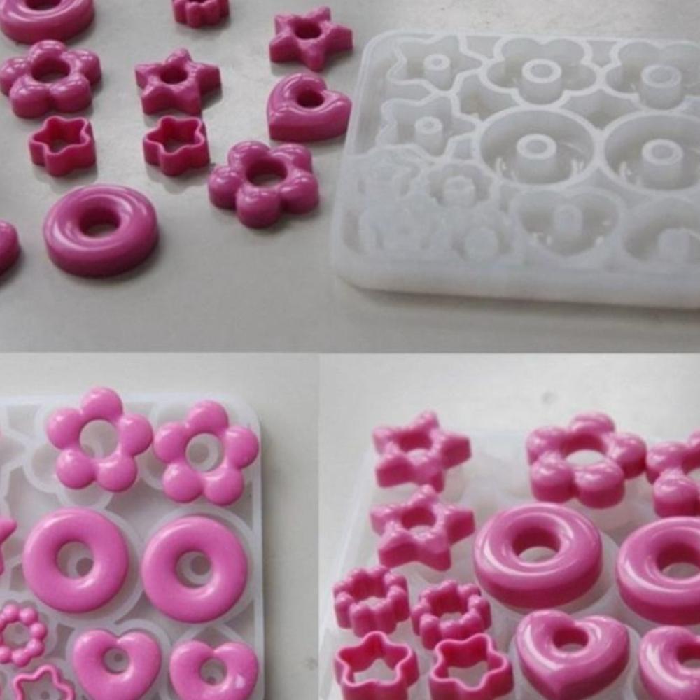 Multifuntional Jewelry  Earrings  Molds Star Keychain Molds  For DIY Enthusiasts