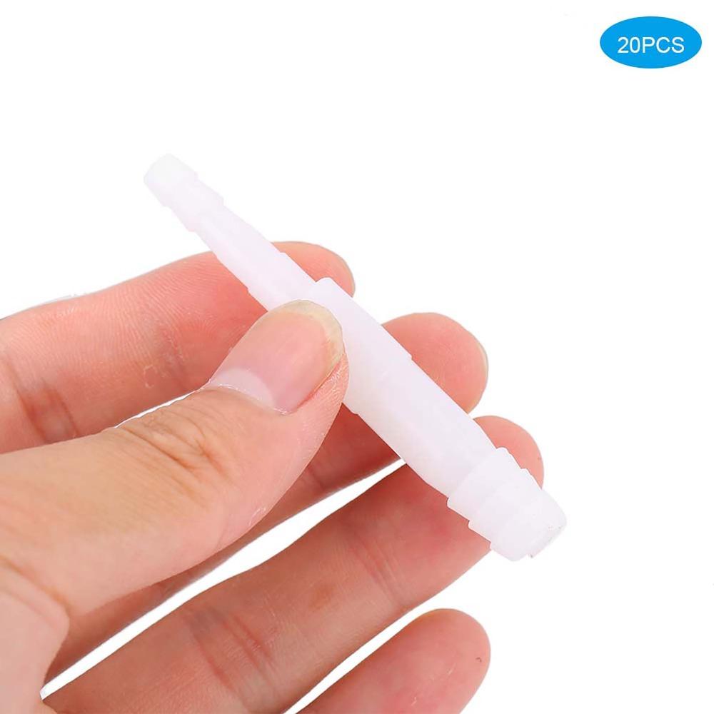 Conjunto de 20 peças Conector de Tubo de PVC Prático 4mm para 8mm Conversor de Mangueira de Aquário Montagem de Aquário