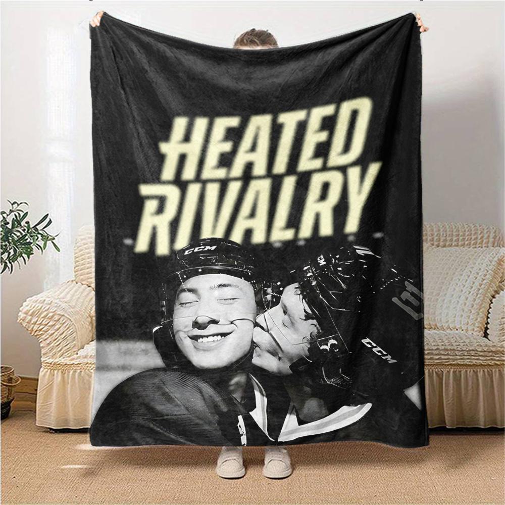 Hockey Rivalry Blanket Soft Throw Blanket For Home Bedroom Bed Sofa Travel Office Solid Christmas Blanket