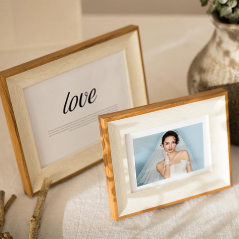 Ramă Foto Nordică de Birou Minimalistă Ramă Foto Acasă Simplă Ramă Foto Poate Fi Agățată pe Perete 5-10 Inch Decor de Birou