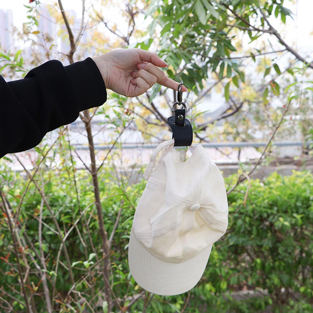 PU-Leder Hutclip für Tasche Reisehut-Halter Rucksack Gepäck Handtasche Reisehandtasche Hutclip Hut-Organizer Hut-Halter