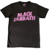 Black Sabbath 'Wavy Logo Vintage' T-Shirt (small)