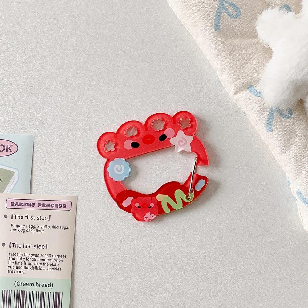 Tragbarer Acryl-Anhänger Handbuch Dekoration Schlüsselanhänger Anhänger Taschenschnalle Rucksackzubehör für den täglichen Gebrauch