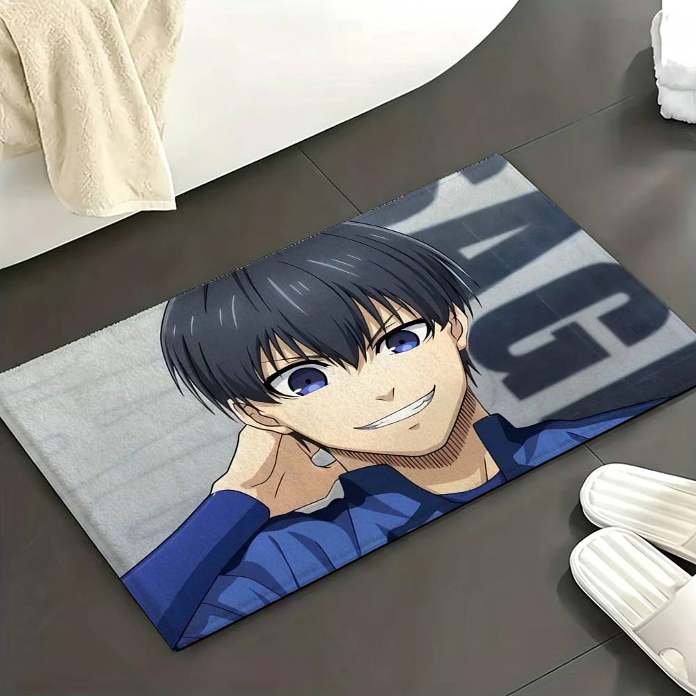 ANIME Y-Yoichi I-Isagi Floor Mat Soft Non Slip for Entry Door Bathroom Indoor Home Decorative Carpet