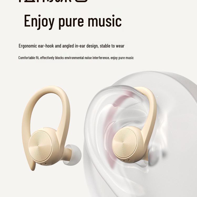 2024 New Wireless Sport Ear-hook Bluetooth Headphones: Ultra-Long Battery Life, Noise Cancelling, In-Ear Design for Men and Women