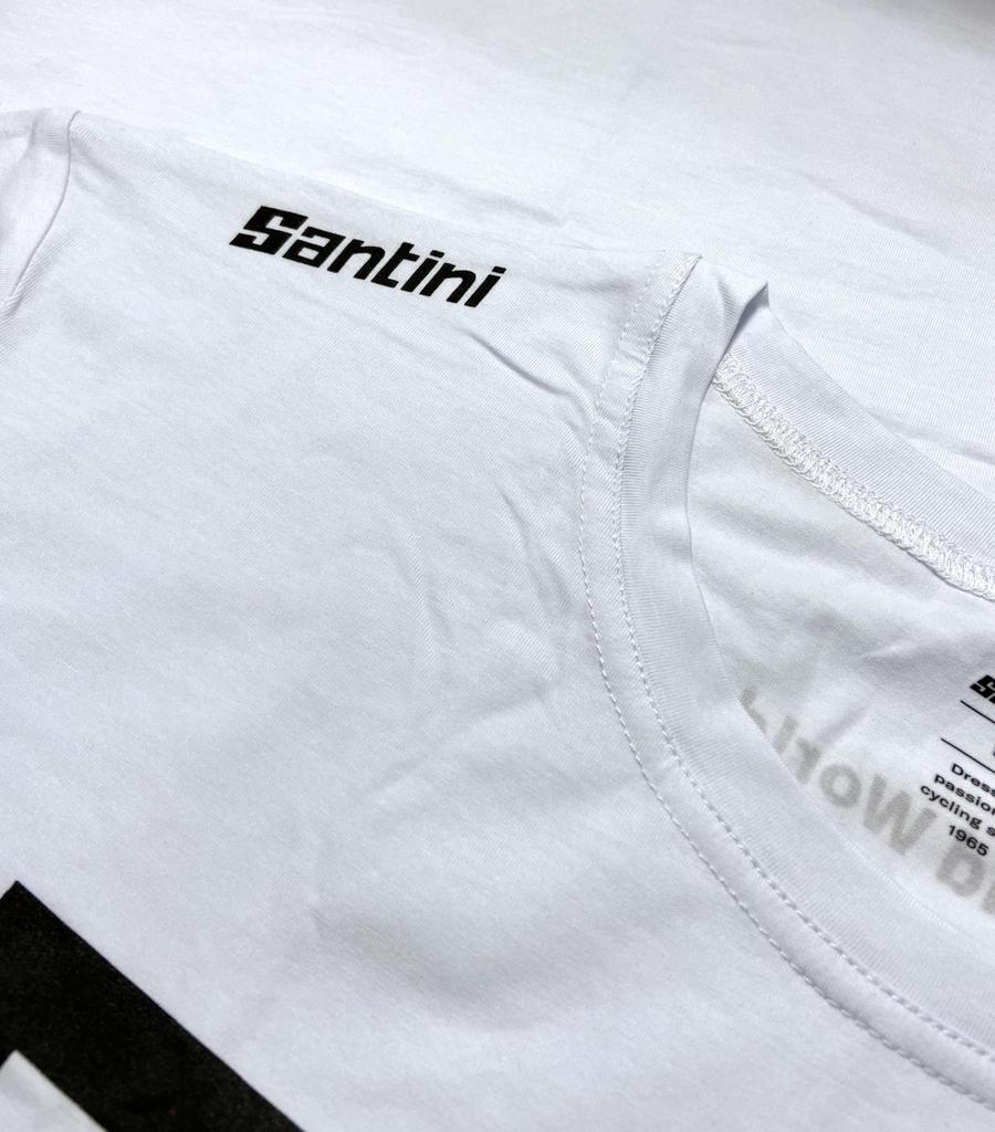 Santini UCI Official Road Race CORE T-SHIRT White