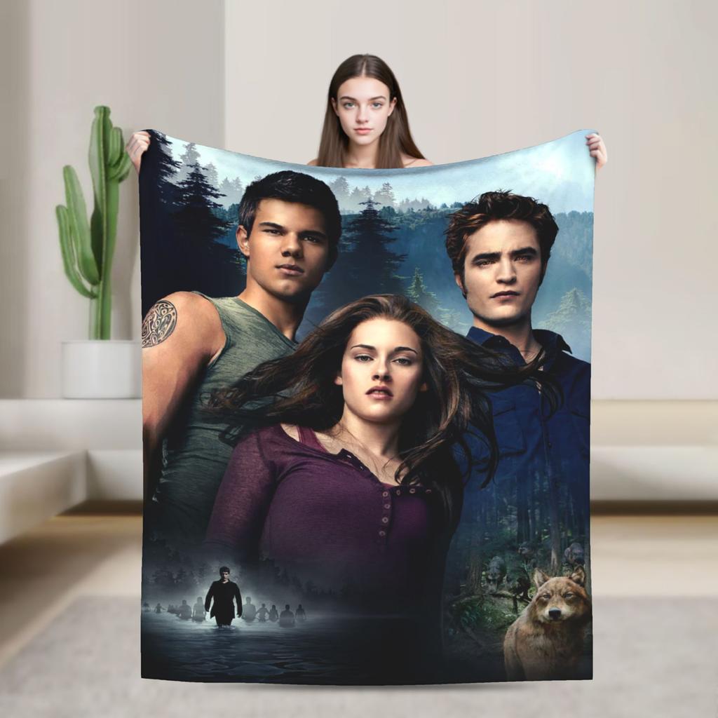 Jacob Black Flannel Blanket The Twilight Saga Movie Awesome Throw Blankets for Home 200x150cm Rug Piece