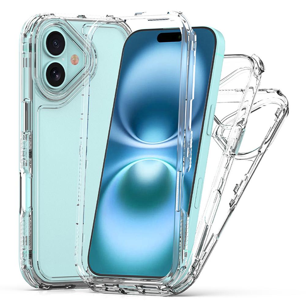

For iPhone 17 Phone Case Acrylic TPU Clear Mobile Cover A