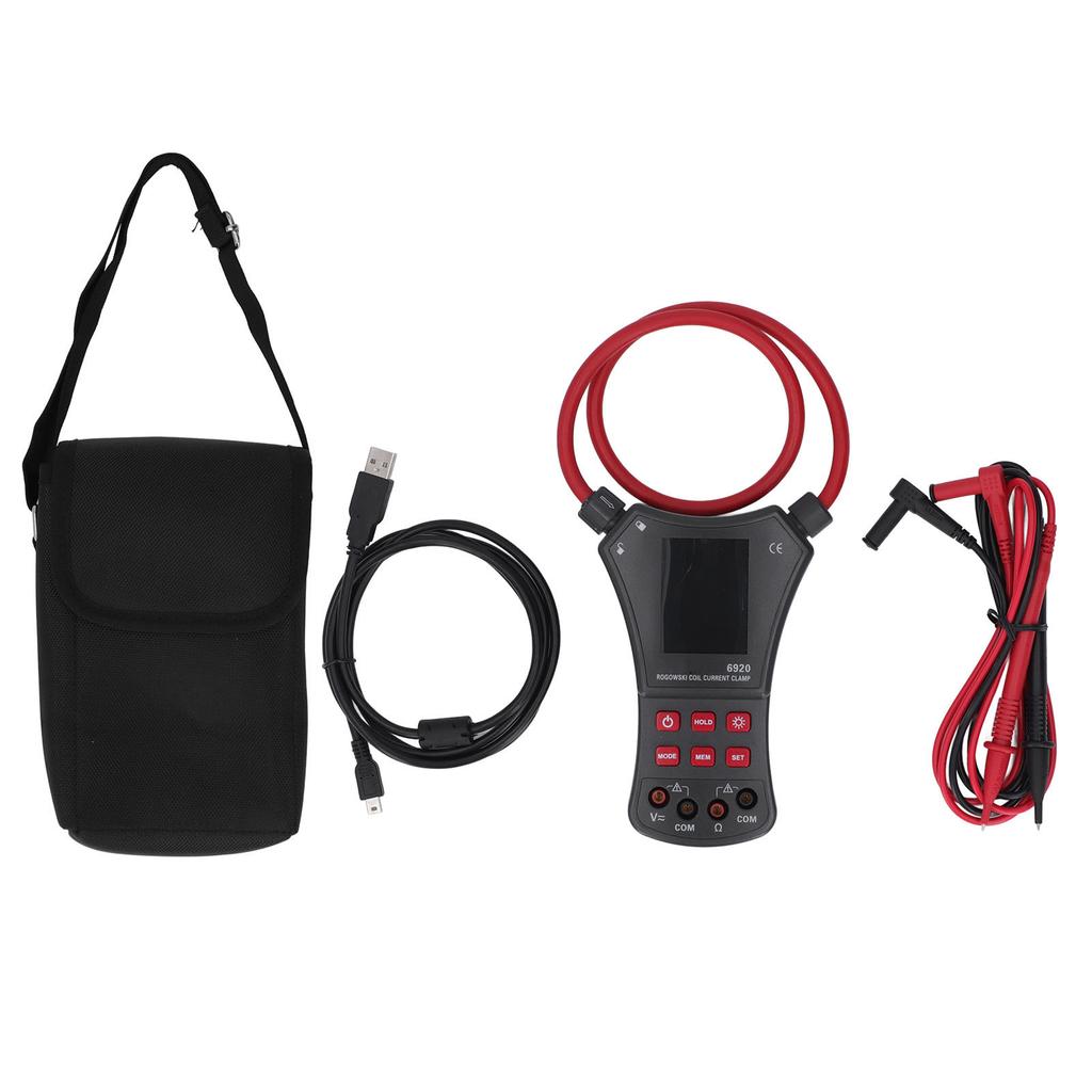 Flexible Clamp Meter Non Contact Measurement Multifunctional ABS Shell AC Current Clamp Meter