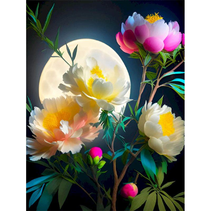 Diamond Painting 5d Flowers Full Square Drill Diamond Embroidery Cross Stitch Peony Handicraft Wall Art Home Decorati