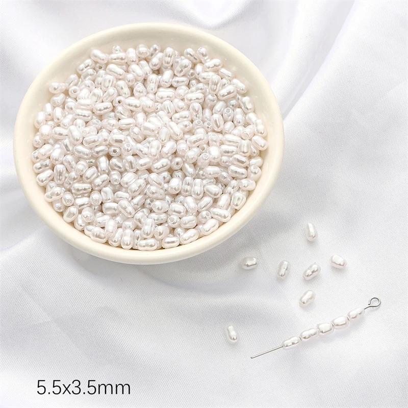 Irregular ABS Imitation Pearls Beads Acrylic Loose Beads for Jewelry Making DIY Necklace Earrings Hairclip Bracelet Necklace