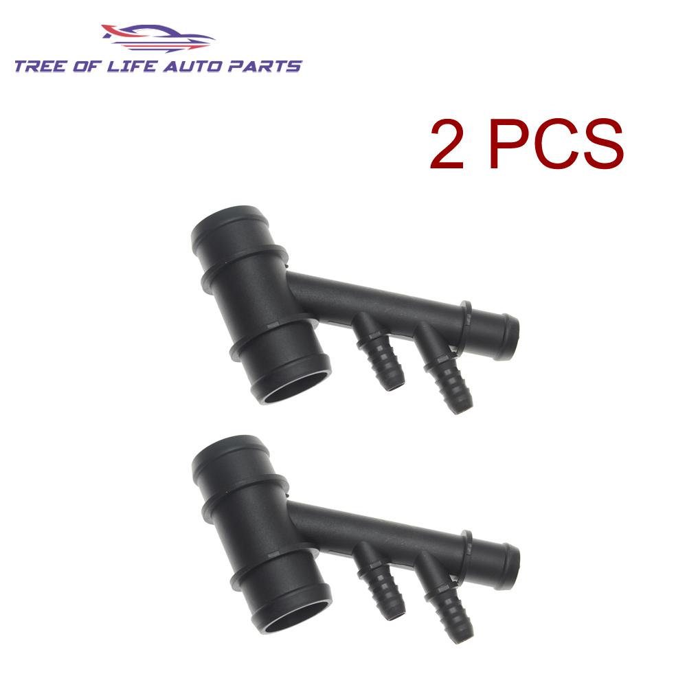 1/2/5/10x Cooling Water Hose Pipe Connector For Land Rover Discovery 4 5 Range Rover Sport 3.0L V6 V8 5.0L LR050854 LR034637