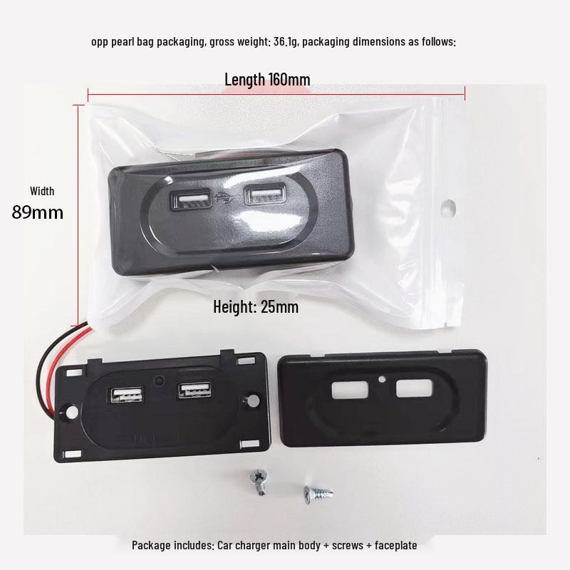 3.1A USB Car Charger Panel for RVs - Hot Sale