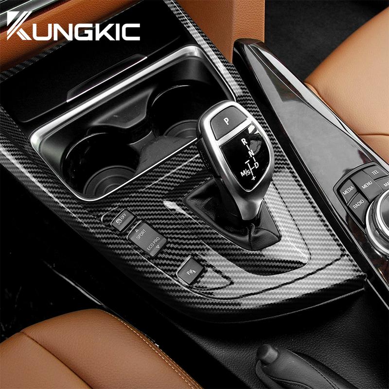 Car Gear Shift Cover Sticker Decal ABS Trim Compatible For BMW 3 4 Series F30 F31 F34 3GT F32 F33 F36 Accessories