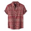 New summer casual hot sale D printing short-sleeved shirt Hawaiian shirt men's vacation seaside source