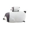 Livheart Marshmallow Aquamie Penguin Bolster Cushion (Total Length: Approx. 28cm) Fluffy Plush Toy 18207-82