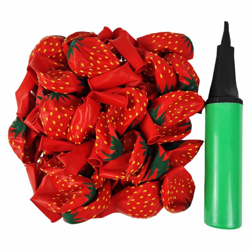 Thickened Strawberry Watermelon Balloons for Kids' Parties and Promotions