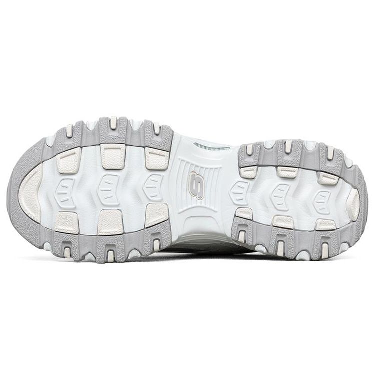 Skechers DLites 1.0 Material Piele Sintetică Confortabil Pantofi Sport Joasă Stil „Dad” Adidași Femei Alb Multicolor 149253-WMLT
