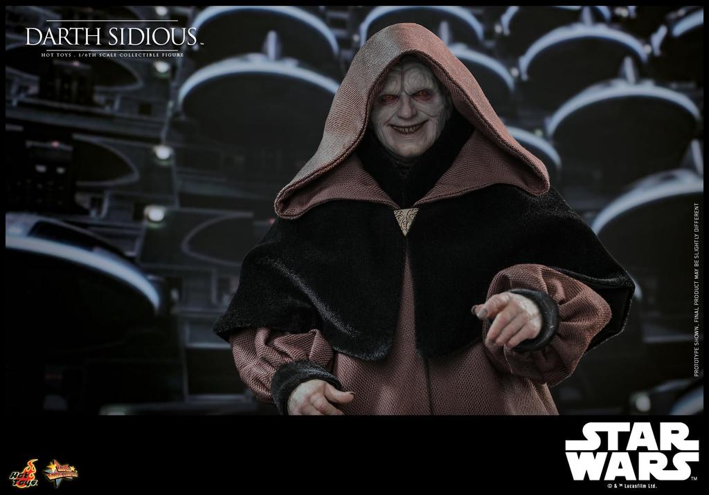 Movie Masterpiece Star Wars Episode Revenge of the Sith Darth Sidious Scale Figure III 1/6