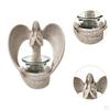 Holy Tealight Candle Holder Votive Resin Angel Wing Prayer Statue Figurines Candleholder
