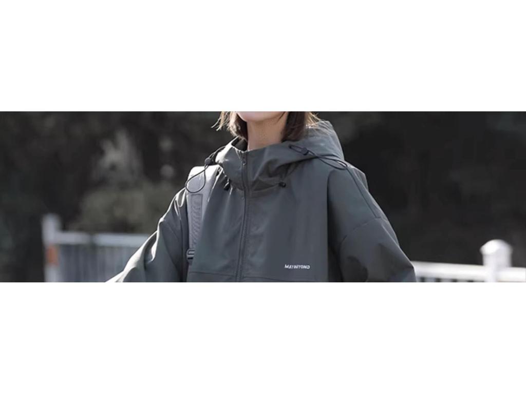 Unisex vodoodpudivá retro větrovka pro páry - ležérní, volná, jarní/podzimní outdoorové oblečení