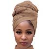 1 Piece Stretch Head Wrap Scarf Stretchy Turban Long Hair Scarf Wrap Solid Color Soft Head Band Tie For Women Headband Soft Hijab For Abaya