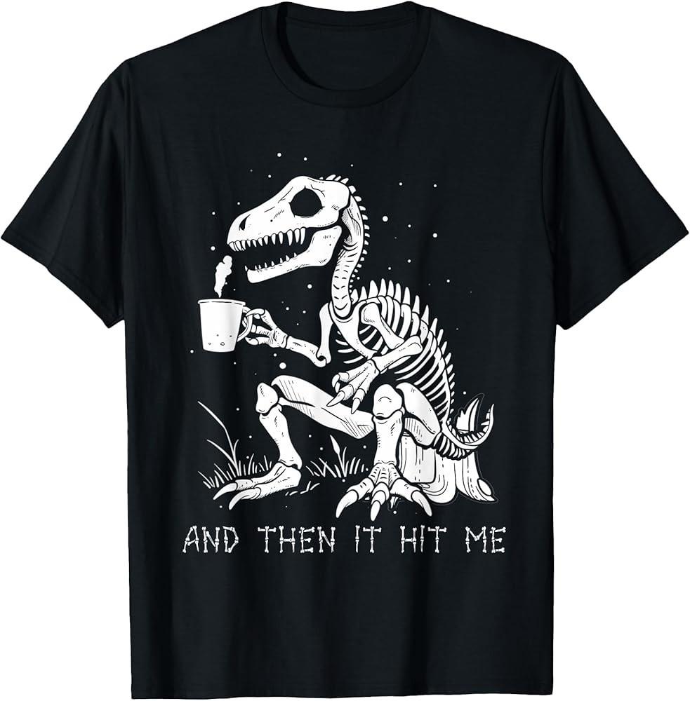 Funny Dinosaur Skeleton Costume Goth Halloween TShirt Unisex T-Shirt XXXXL