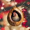 Adornos Navideños Acrílico Dibujos Animados Bosque Acrílico Adornos Navideños Decoración de Temporada para Árbol Techo Patrón Lindo Recuerdo