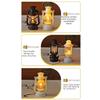 LED Lighting Retro LED Lantern Battery Powered Miniature Night Light  Imaginative Play