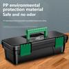 10-Inch Tool Case with Removable Storage Box - Professional Portable Toolbox for Electricians and DIY Enthusiasts