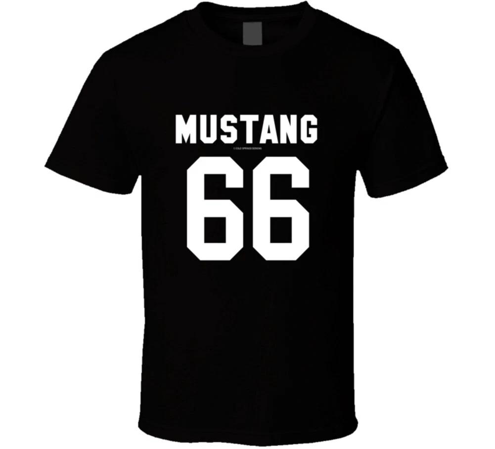 Mustang 66 Jersey Style 1966 Ponycar Gift T Shirt S