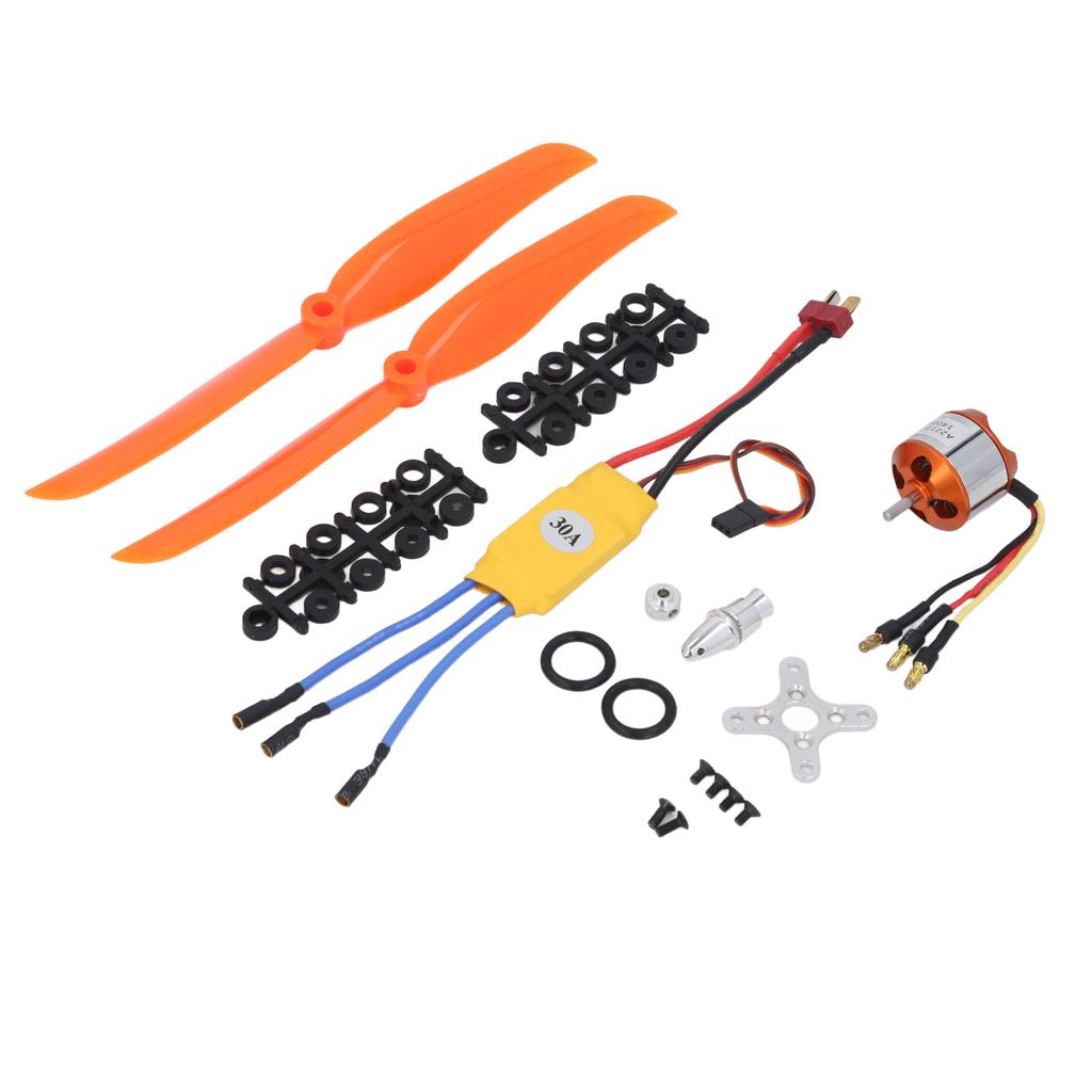 A2212 1400KV Brushless Outgoing Motor 30A ESC 8060 Propeller and Screw Set for RC Airplane Quadcopter