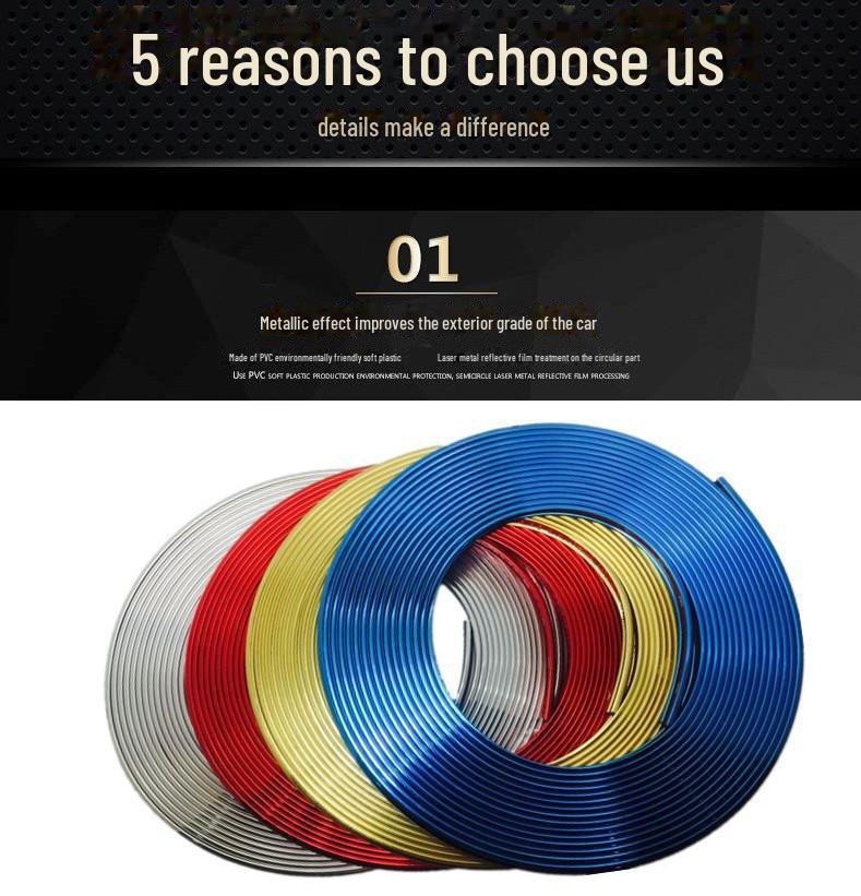 Benzi de protecție anti-coliziune și decorative pentru butucul roții auto