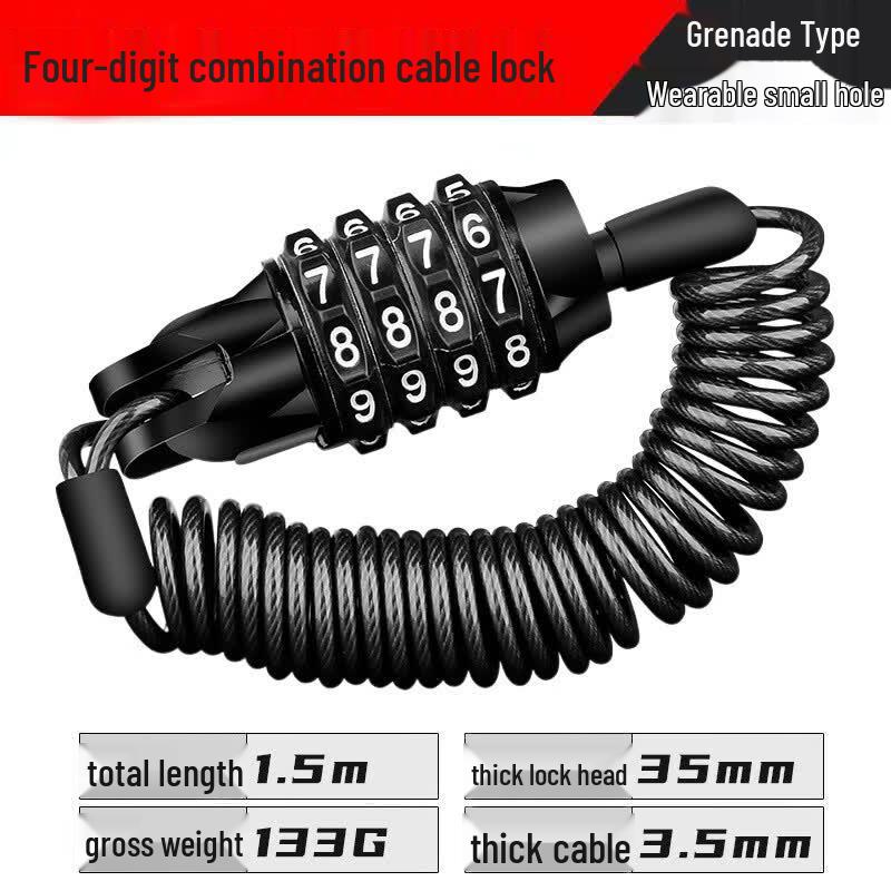 Motorcycle Helmet Password Lock