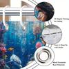 Mermaid and Dolphin Undersea Waterproof Shower Curtain for Bathroom Decor, Vibrant Art Design, Unique Style, Modern Fashion