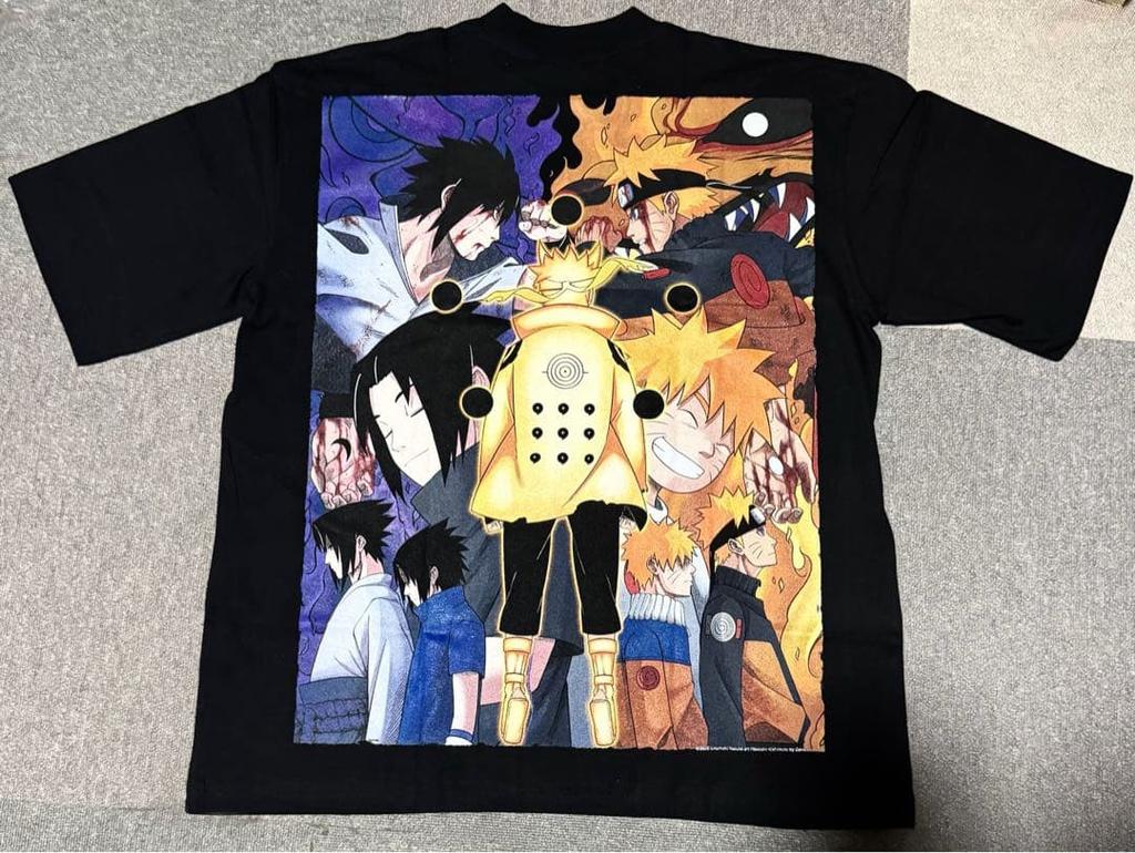 [USED] Last One Left: Naruto Shippuden Rokudou Sennin Mode Anime T-shirt, Size XL