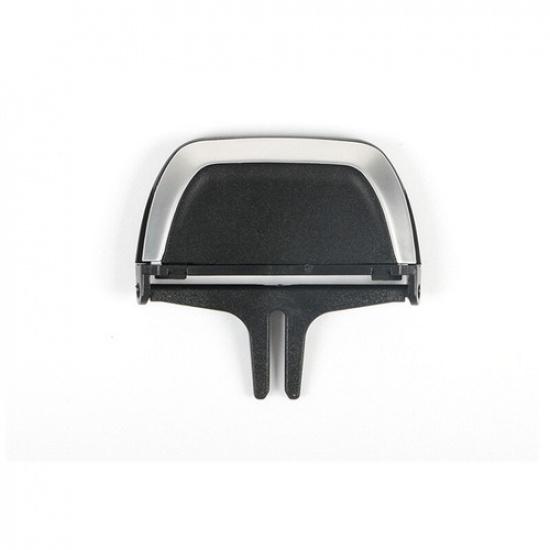 Black & Silver ABS Car Rear Air Vent Outlet Tab Clip Trim For BMW 5 Series 17+