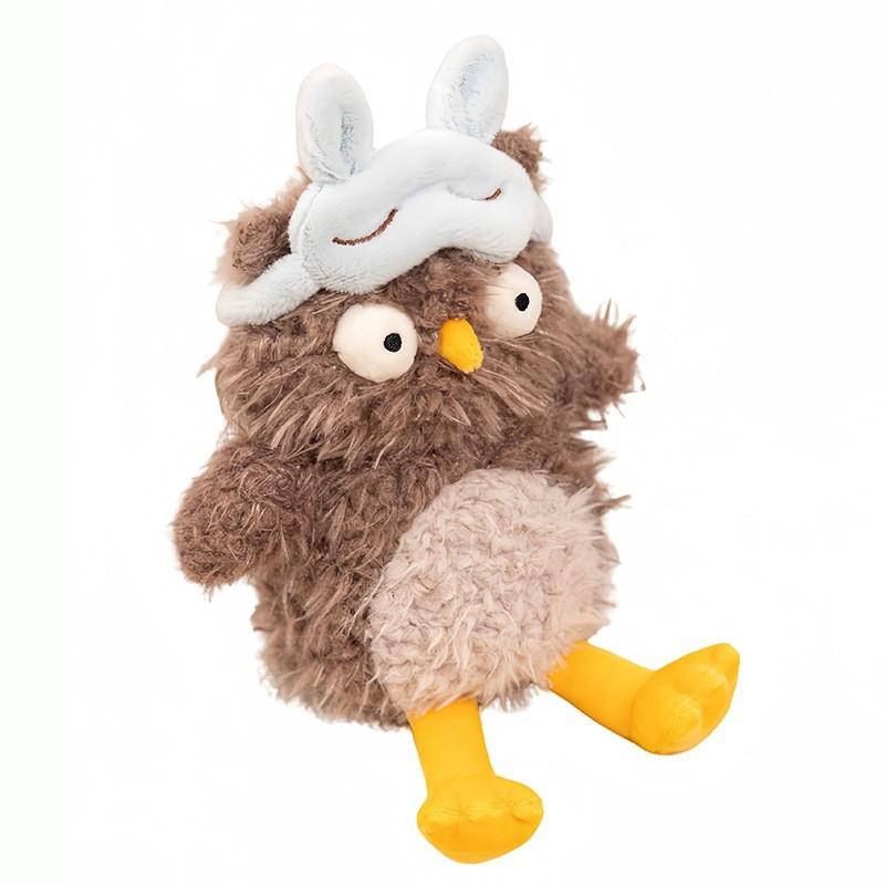 Søt Øye Jellycat Maske Ugle Plysjleketøy Myk Dukke Romdekorasjon Festivalgave