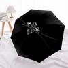 1pc Black Basketball with Cross Design Umbrella with Plastic Handle,Suitable for All Seasons UmbrellaPT541